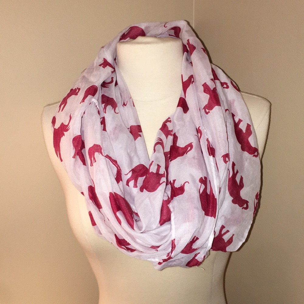 Elephant scarf new with tags